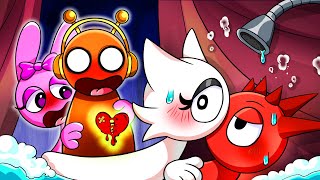 Incredibox Sprunki  Wenda Kiss with Raddy  Incredibox Sprunki Animation  Oren X Pinki in Love [upl. by Lajes]