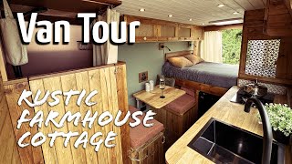 VAN TOUR  FARMHOUSE ON WHEELS inside Peugeot Boxer [upl. by Dehnel]