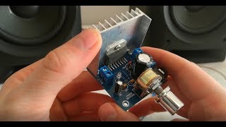 TDA 7297 2x15W  Mini amplifier sound test [upl. by Birk212]