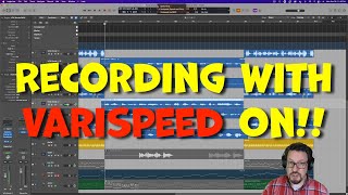 Recording with Varispeed On  Logic Pro Tips [upl. by Tammie]