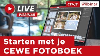 Webinar Starten met je CEWE FOTOBOEK  24 3 2022 [upl. by Ainez844]