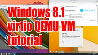 Windows 81 64 bit QEMU virtio VM tutorial for beginners  October 2024  b0503556 [upl. by Ajad139]