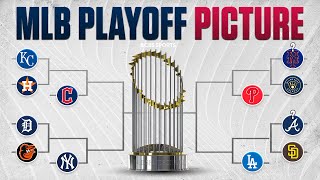 MLB Playoff Picture AL SET doubleheader to DECIDE NL wild card spots [upl. by Raskin993]