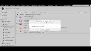 Alfresco 51  Delete file [upl. by Inttirb]