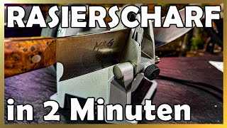 Scharfe Klingen fürs Leben  Das Tormek T1 Messerschleifsystem im Test  MGBBQ [upl. by Goober921]