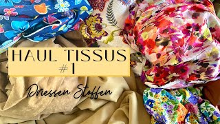 HAUL tissu  Driessen Stoffen  Ma première commande de tissus en ligne [upl. by Hyo]