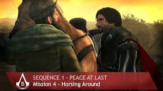 Assassins Creed The Ezio Collection  AC Brotherhood  Sequence 1  Horsing Around 100 Sync [upl. by Ymaj984]