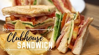 How To Make Clubhouse Sandwich At Home  Sandwich Recipes [upl. by Baptlsta]