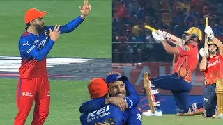 Virat Kohlis Revenge Reaction Gun Celebration on Rilee Rossouws Wicket Priety Zinta reaction [upl. by Karee]