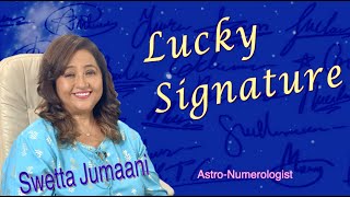 Numerology How to make your Signature Lucky [upl. by Ynelram]