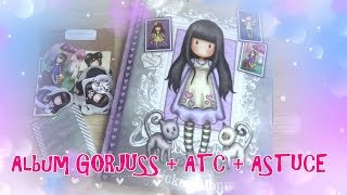 ALBUM PANINI GORJUSS  ATC  ASTUCE CREATION et RECUP [upl. by Eckblad]