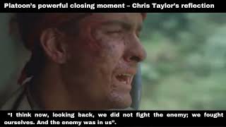 Platoon’s powerful closing moment – Chris Taylor’s reflection [upl. by Attenohs]