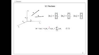 1 Introduction to Tensors Vectors [upl. by Lac]