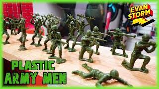 Toy Plastic Army Men VS Aliens Powercore Defense Imaginary Play [upl. by Tecu]