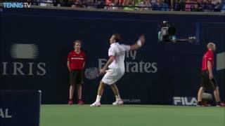 Stepanek Stays Alive To Produce Toronto Hot Shot 2016 [upl. by Ailema]