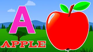 A for apple  अ से अनार  abcd  phonics song  a for apple b for bat c for cat  abcd song  abcde [upl. by Ecyt]