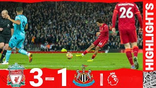 Highlights Liverpool 31 Newcastle Utd  Trent seals it with a screamer [upl. by Heisser80]