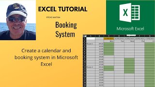 This video explains how to create a simple calendar and booking system in Microsoft Excel [upl. by Nnyltiak]