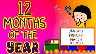 12 Months Of The Year  12 Months Name  January February March  Learn The Months For Kids [upl. by Nitsrek681]