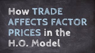 How Trade Affects Factor Prices in the HeckscherOhlin Model [upl. by Genesia]