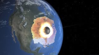 Universe Sandbox 2  Bigger Asteroid Strikes Epic Games HQ in North Carolina [upl. by Mickey]