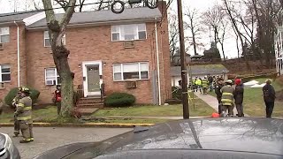 Partial collapse forces evacuations at Hawthorne NJ apartment complex [upl. by Georgianne]