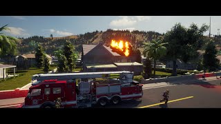 Firefighting Simulator  The Squad  The roof is on fire [upl. by Mukul]