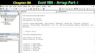 Excel VBA Arrays  Master arrays in VBA  Use arrays instead of ranges in Excel VBA [upl. by Ettennor]