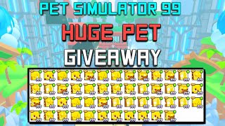 🔴 ROBLOX LIVE  PET SIMULATOR 99  FREE HUGES [upl. by Leahplar]