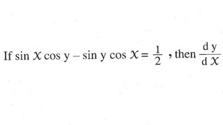 IMPLICIT DIFFERENTIATION sinx•cosysiny•cosx 12 FIND dydx [upl. by Ettenot]