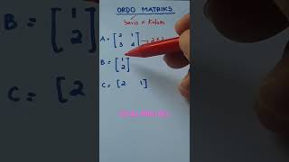 Cara menentukan ordo matriksMatematika Kelas 11 [upl. by Yreme]