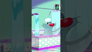 Oggy is frozen fail Shorts oggy  Cartoon for kids [upl. by Ahsiner]