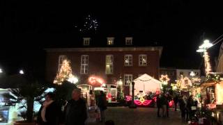 Wassenberger Weihnachtsmarkt mit Feuerwerk  2015 [upl. by Irrahs]