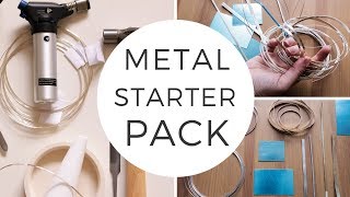 BASIC METAL for silversmithing Silver metal starter pack Beginner silversmithing [upl. by Townie]