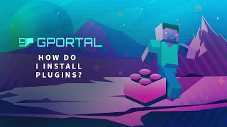 GPORTAL Minecraft Server – How to install plugins [upl. by Aivatnuahs]