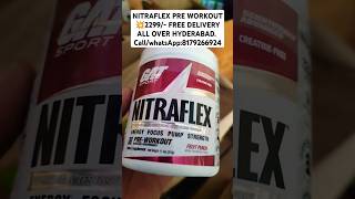 Nitraflex pre workout offer price preworkout supplements gym hyderabad hyderabad offerprice [upl. by Cobby]