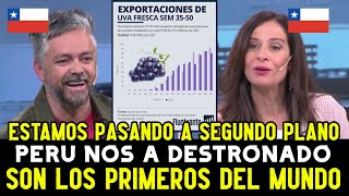 PRENSA CHILENA PREOCUPADA porque PERU lo SUPERO en la EXPORTACION de UVA y es LIDER MUNDIAL [upl. by Peadar]