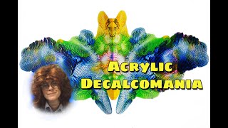 1008  Acrylic Decalcomania [upl. by Halilak]