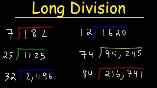 Long Division Made Easy  Examples With Large Numbers [upl. by Hutson138]