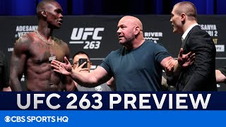 Israel Adesanya vs Marvin Vettori Nate Diaz vs Leon Edwards  UFC 263 Preview  CBS Sports HQ [upl. by Alyosha]