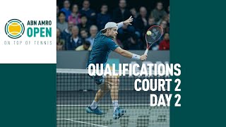 ABN AMRO Open 2024 Qualifiers Day 2  Court 2 [upl. by Irene159]