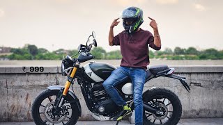 New Helmet for My New Triumph Scrambler 400x  Axor Apex Road Trip [upl. by Anniram280]