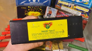 RAUDI TIPO C  VIVIANO snc  CatV  Recensione Petardo depoca  Italian Vintage Match Crackers [upl. by Nittirb]