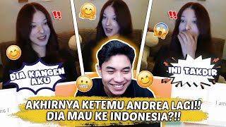 TIBA TIBA KETEMU ANDREA PAS LAGI LIVESTREAMING  OmeTV Internasional [upl. by Iaras]