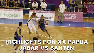 GAME HIGHLIGHTS JAWA BARAT VS BANTEN Jabars Chemistry is on Point [upl. by Odnumde]