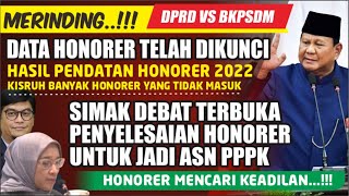 🔴MERINDING HONORER VS PANSELDA DATA HONORER TELAH DIKUNCI UNTUK PPPK 2024  DPRD MARAHI BKPSDM [upl. by Maria]