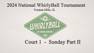 Court 1  2024 National WhirlyBall Tournament  Monday Part II [upl. by Etep]