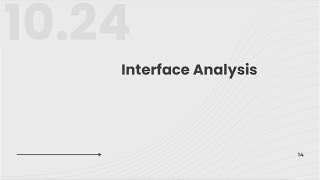 Interface Analysis [upl. by Lawford]