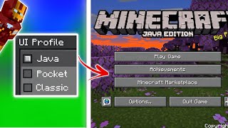 Transforming Minecraft PE into Java with  1 Simple Mod [upl. by Nalad97]