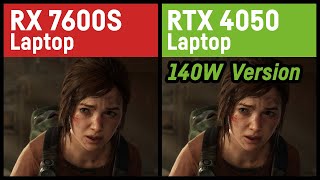 RX 7600S vs RTX 4050 Mobile 140W LaptopNotebook [upl. by Imuya]